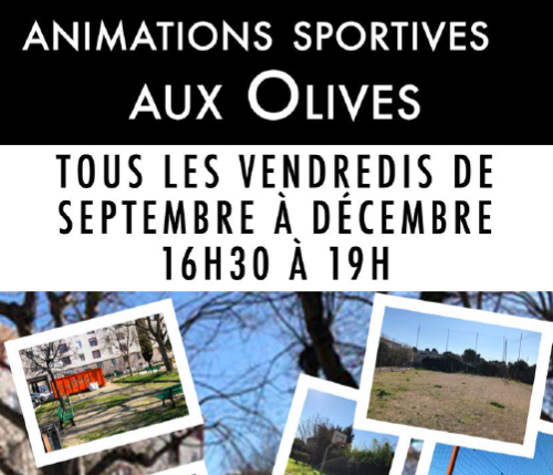 Animations sportives aux Olives